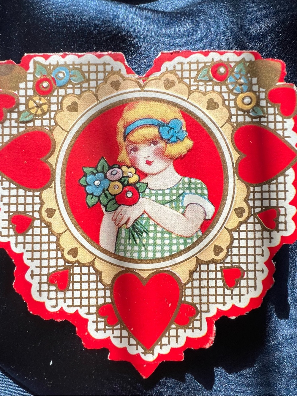 Vintage Heart Valentine Card